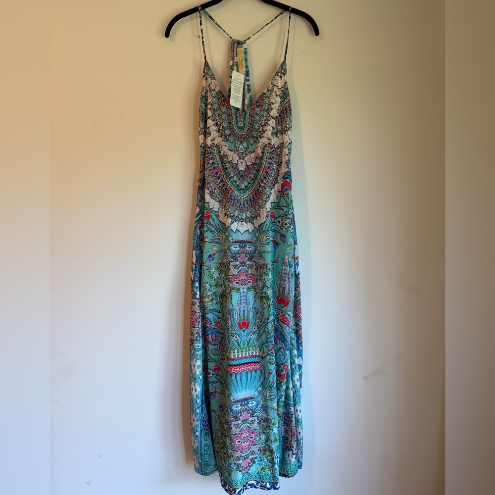True Colours by La Moda Clothing Embellished Maxi Dress S/M, Resortwear